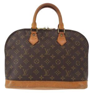 LOUIS VUITTON Monogram Alma Hand Bag M51130 LV Auth BA8119